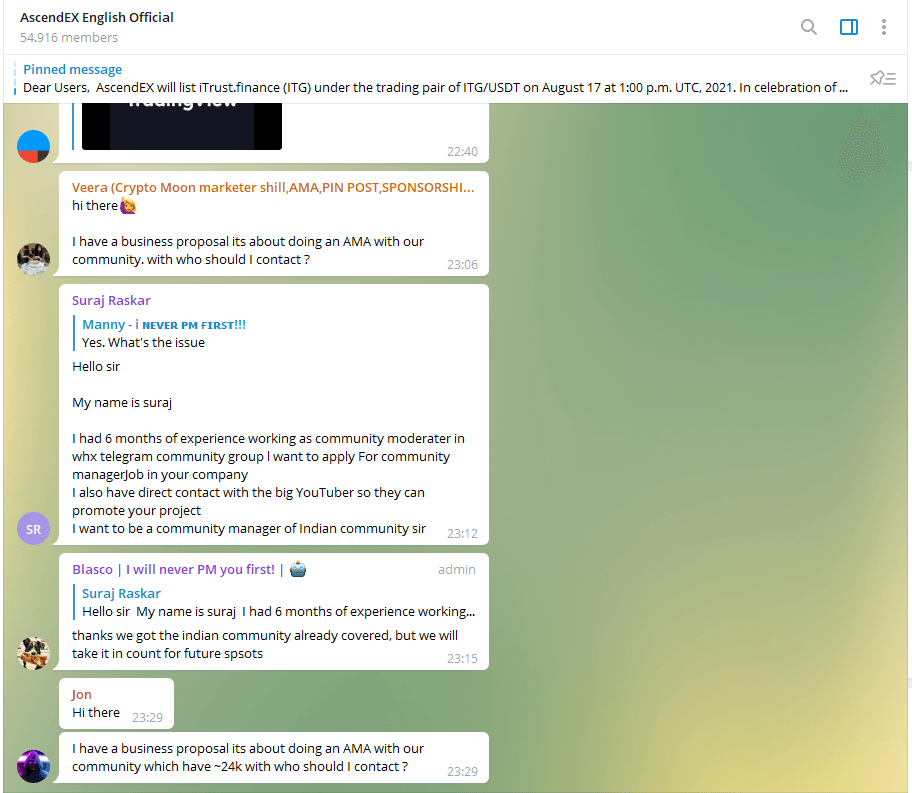 AscendEX 지원팀에 연락하는 방법
